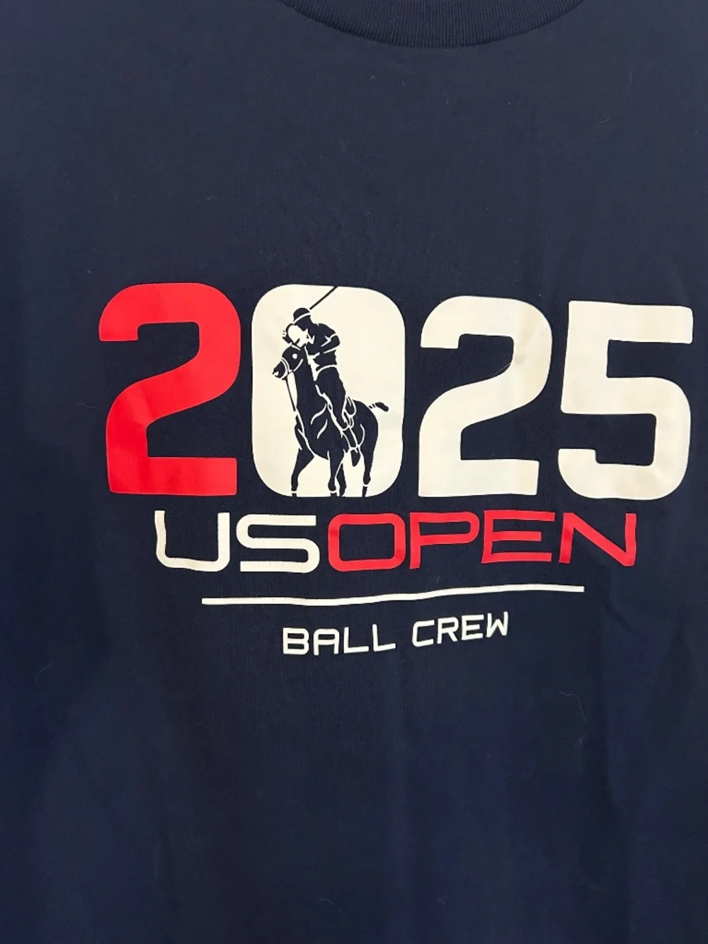 Ralph Lauren 2025 US Open Tennis Ball Crew blue Tee brand new M